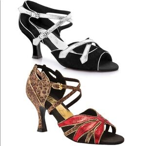 Capezio Dance Shoes (you get 1 only) - Like New - Size 8 - Ballroom/Latin/Salsa